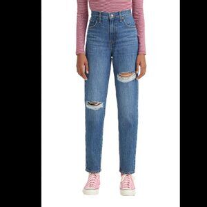 Levis High‎ Waisted Mom Distressed Denim Jeans Size 31